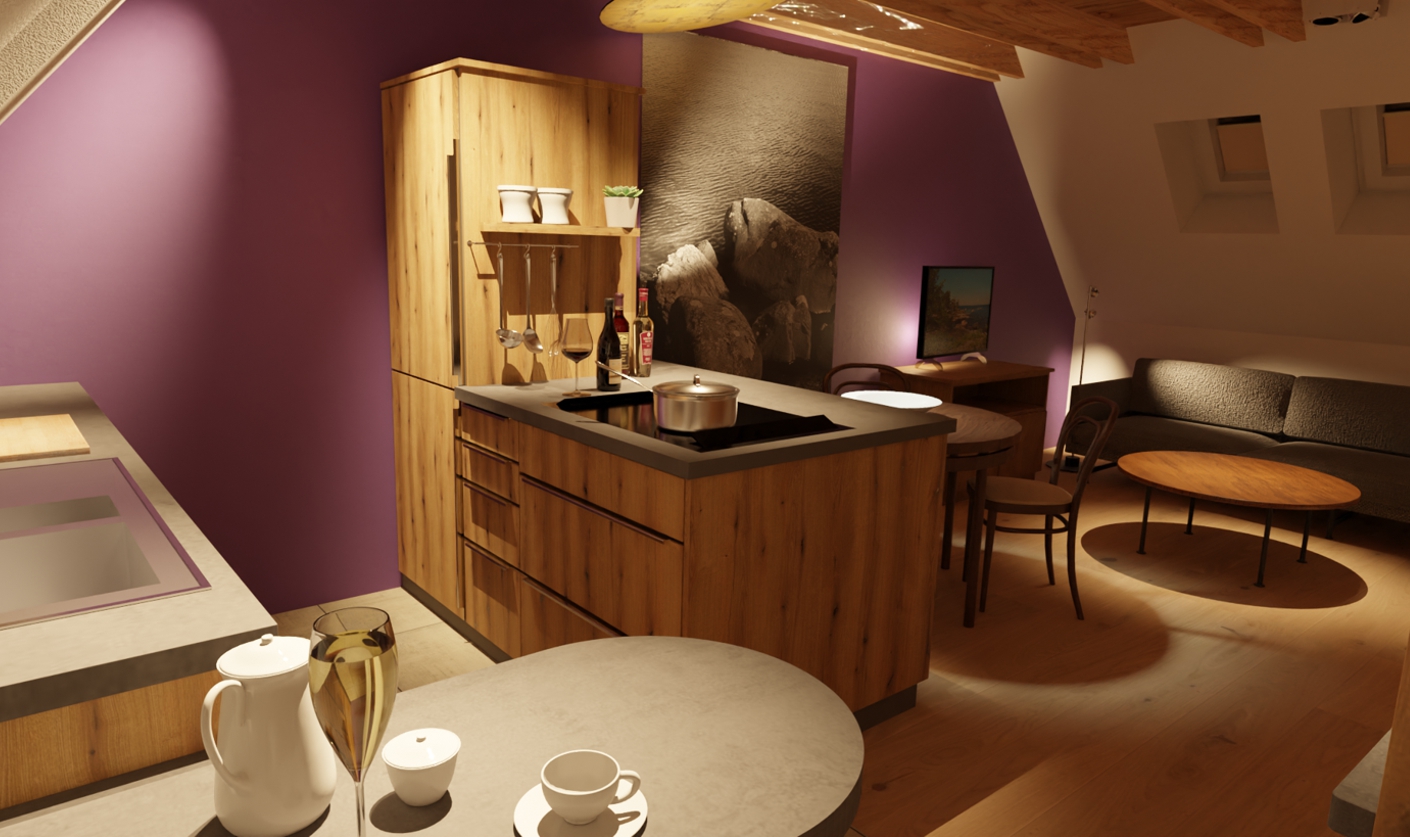 Lichtplanung Küche 3 1410x837 Rendering zur Lichtplanung in der Küche