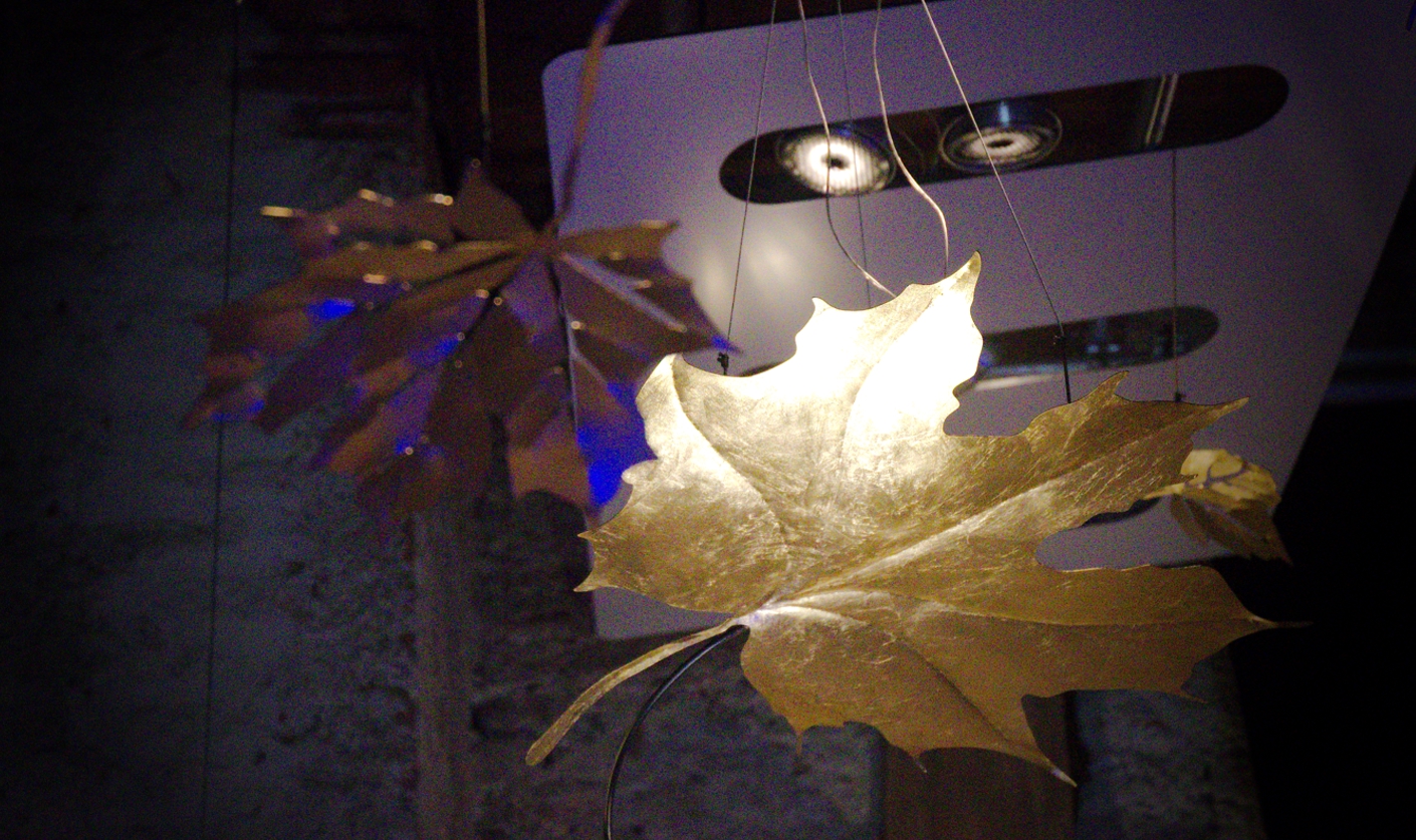 NOVA Pendelleuchte Ahorn 1410x837 Objektfoto von der Messe Gartentage 2024 mit NOVA Pendelleuchte Ahorn